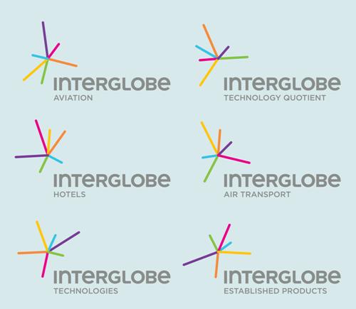 Division logos of InterGlobe